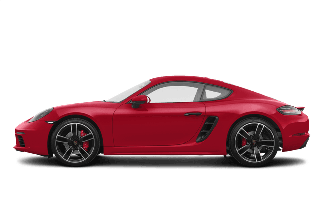 Porsche 718 Cayman  - Side view Porsche 718 Cayman  - Side view
